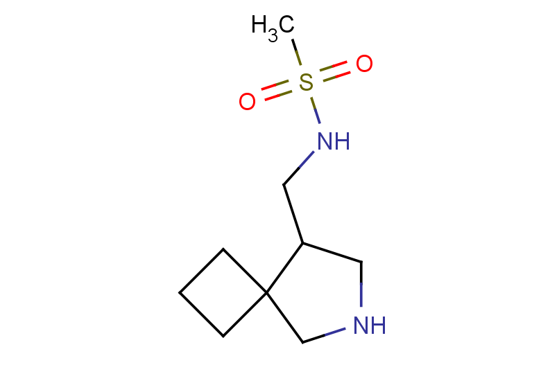 N-({6-azaspiro[3.4]octan-8-yl}methyl)methanesulfonamide