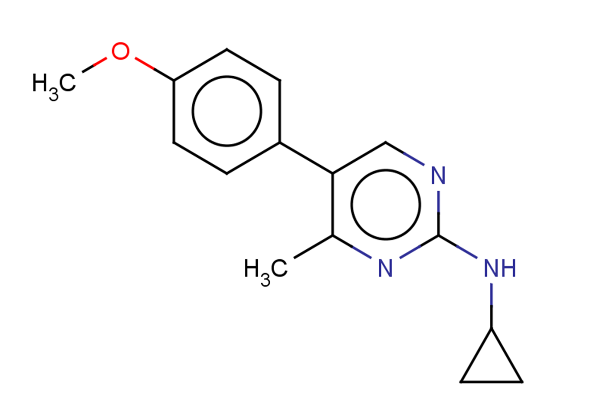 N-cyclopropyl-5-(4-methoxyphenyl)-4-methylpyrimidin-2-amine