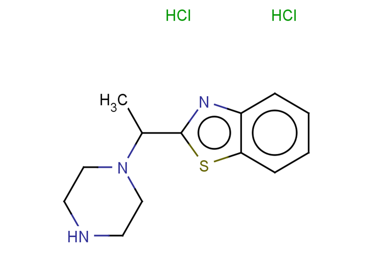 2-[1-(piperazin-1-yl)ethyl]-1,3-benzothiazole dihydrochloride