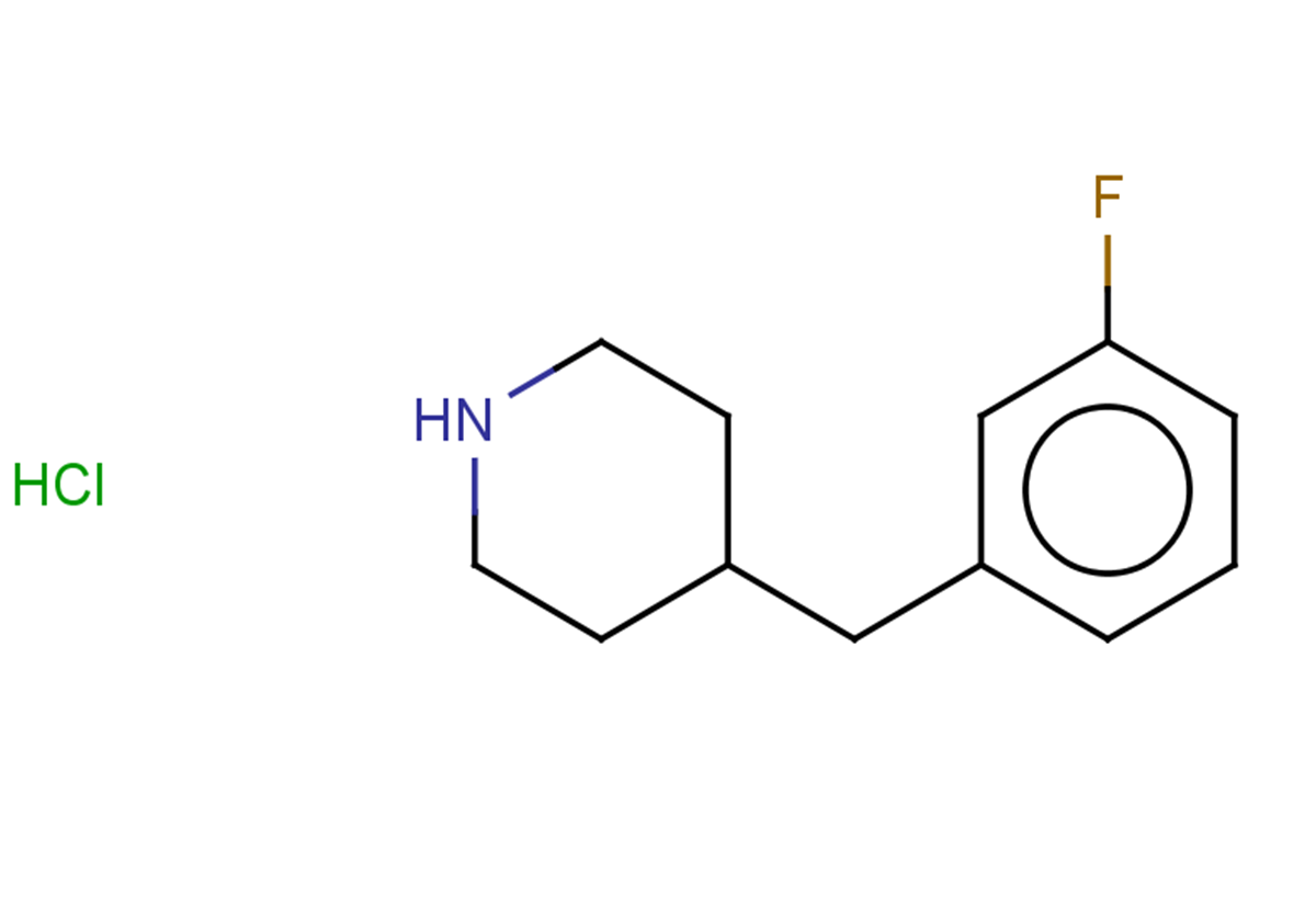 4-[(3-fluorophenyl)methyl]piperidine hydrochloride