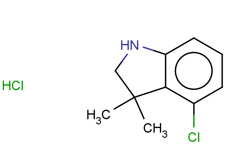 4-chloro-3,3-dimethyl-2,3-dihydro-1H-indole hydrochloride