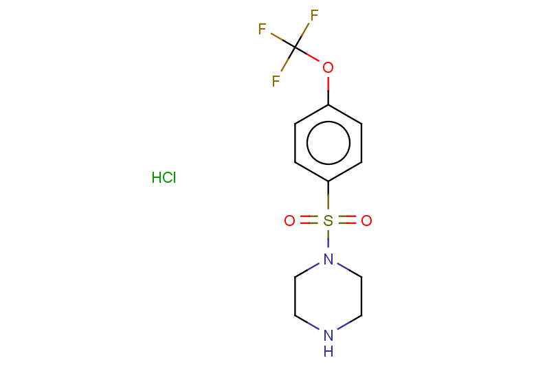 1-[4-(trifluoromethoxy)benzenesulfonyl]piperazine hydrochloride