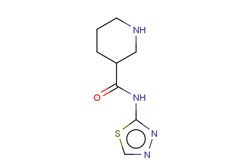 N-(1,3,4-thiadiazol-2-yl)piperidine-3-carboxamide
