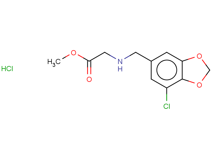 methyl 2-{[(7-chloro-1,3-dioxaindan-5-yl)methyl]amino}acetate hydrochloride