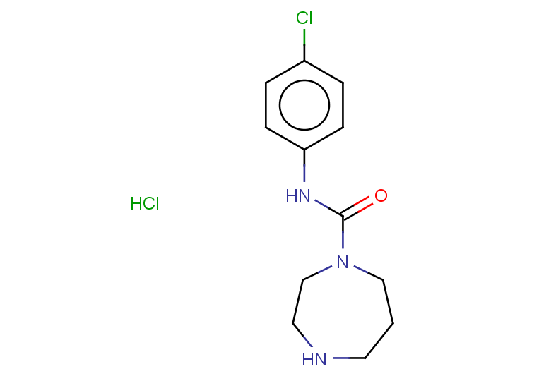 N-(4-chlorophenyl)-1,4-diazepane-1-carboxamide hydrochloride