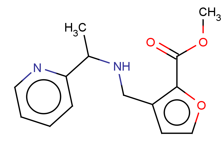 methyl 3-({[1-(pyridin-2-yl)ethyl]amino}methyl)furan-2-carboxylate