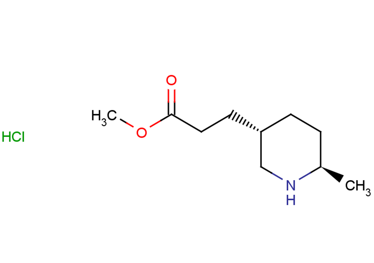 rac-methyl 3-[(3R,6S)-6-methylpiperidin-3-yl]propanoate hydrochloride, trans