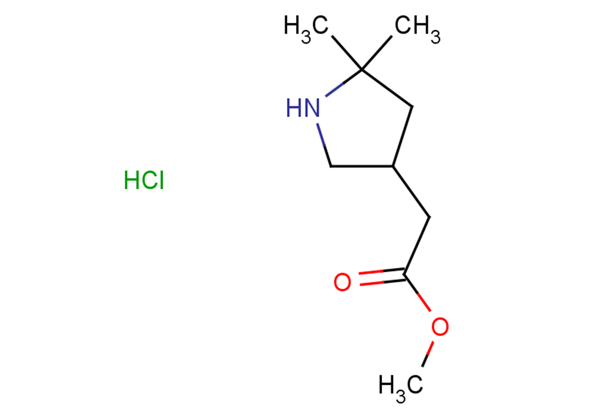 methyl 2-(5,5-dimethylpyrrolidin-3-yl)acetate hydrochloride