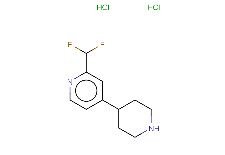 2-(difluoromethyl)-4-(piperidin-4-yl)pyridine dihydrochloride