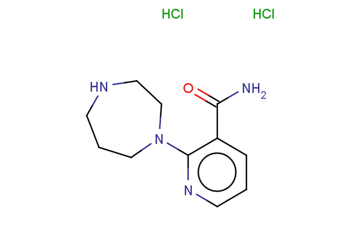 2-(1,4-diazepan-1-yl)pyridine-3-carboxamide dihydrochloride