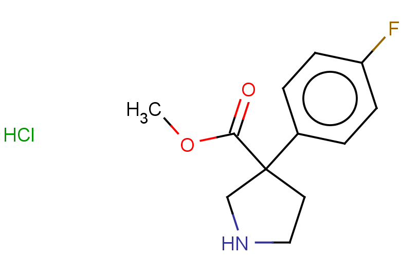 methyl 3-(4-fluorophenyl)pyrrolidine-3-carboxylate hydrochloride