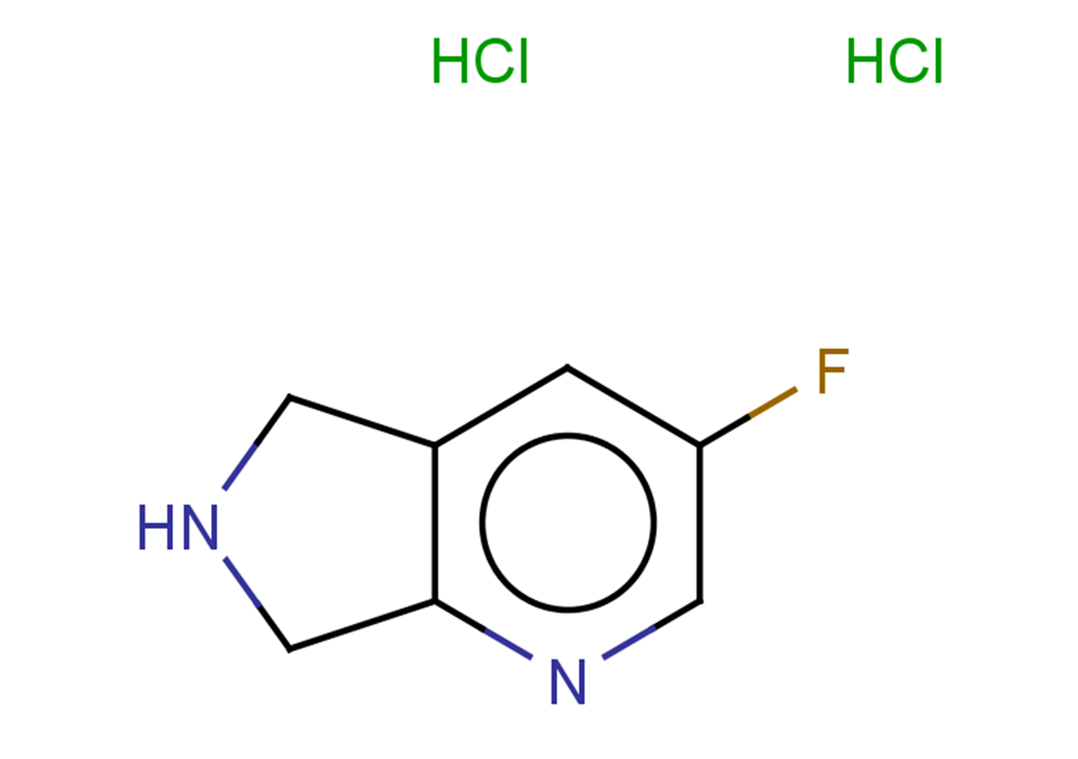 3-fluoro-5H,6H,7H-pyrrolo[3,4-b]pyridine dihydrochloride
