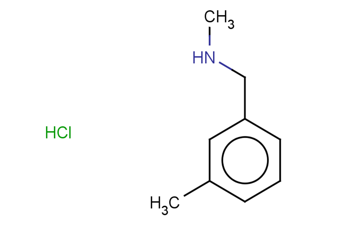 methyl[(3-methylphenyl)methyl]amine hydrochloride