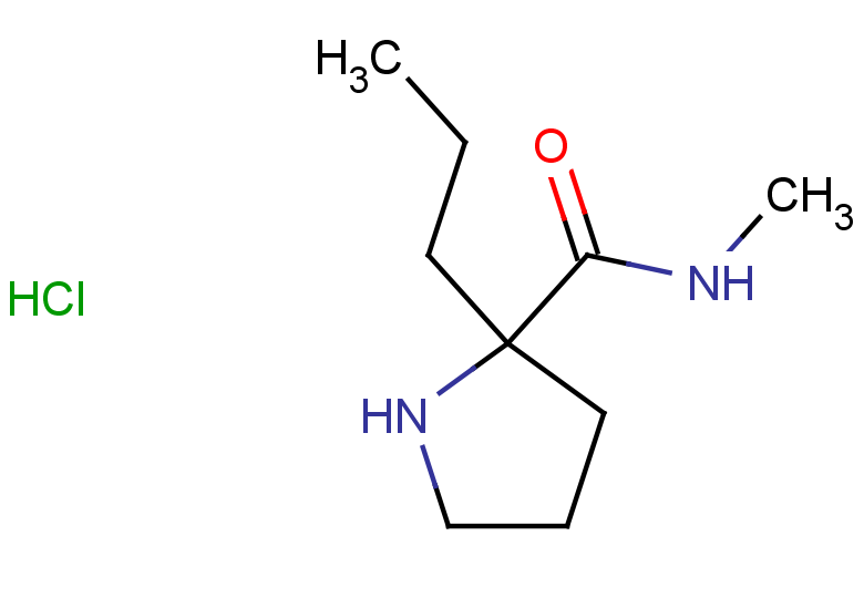 N-methyl-2-propylpyrrolidine-2-carboxamide hydrochloride