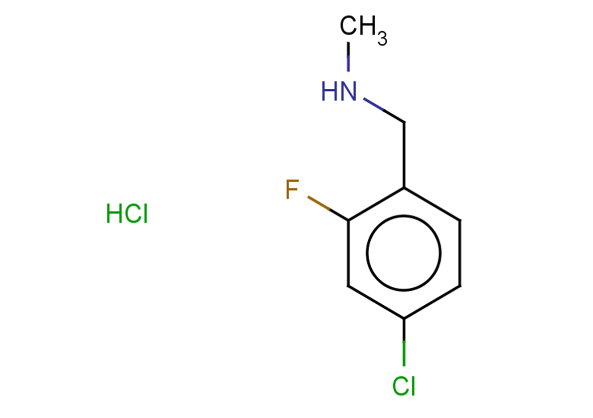 [(4-chloro-2-fluorophenyl)methyl](methyl)amine hydrochloride