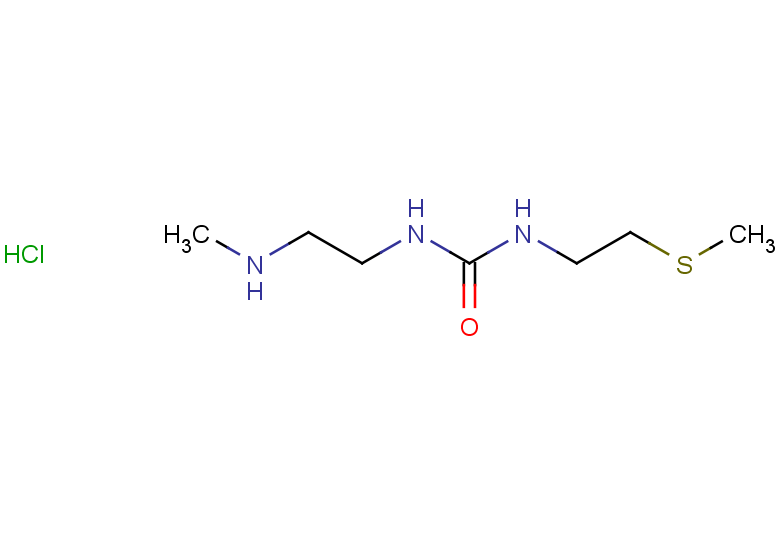 3-[2-(methylamino)ethyl]-1-[2-(methylsulfanyl)ethyl]urea hydrochloride