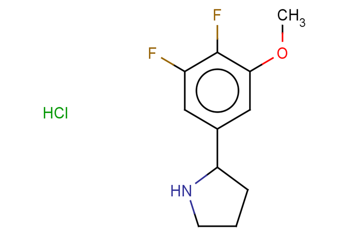 2-(3,4-difluoro-5-methoxyphenyl)pyrrolidine hydrochloride