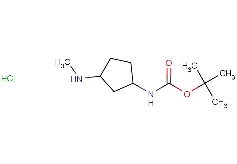 tert-butyl N-[3-(methylamino)cyclopentyl]carbamate hydrochloride