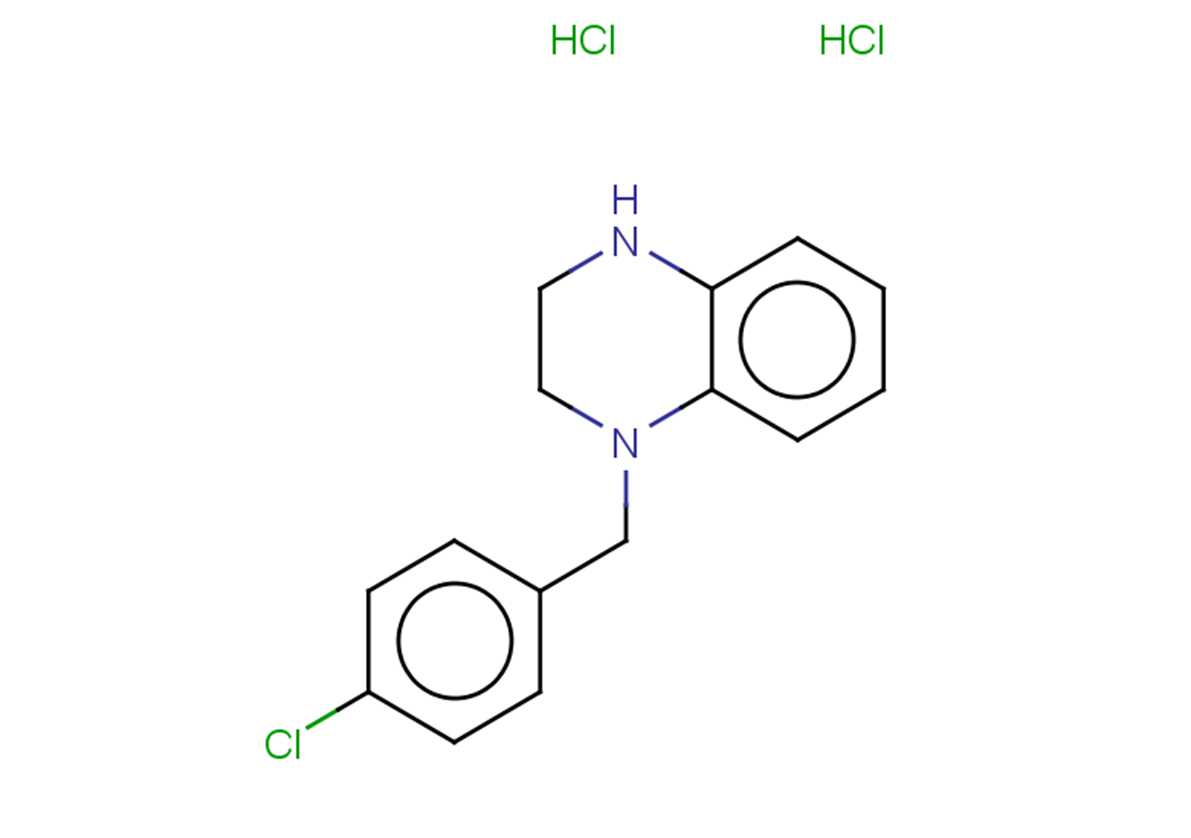 1-[(4-chlorophenyl)methyl]-1,2,3,4-tetrahydroquinoxaline dihydrochloride