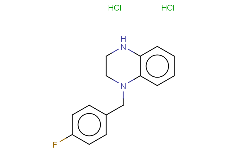 1-[(4-fluorophenyl)methyl]-1,2,3,4-tetrahydroquinoxaline dihydrochloride