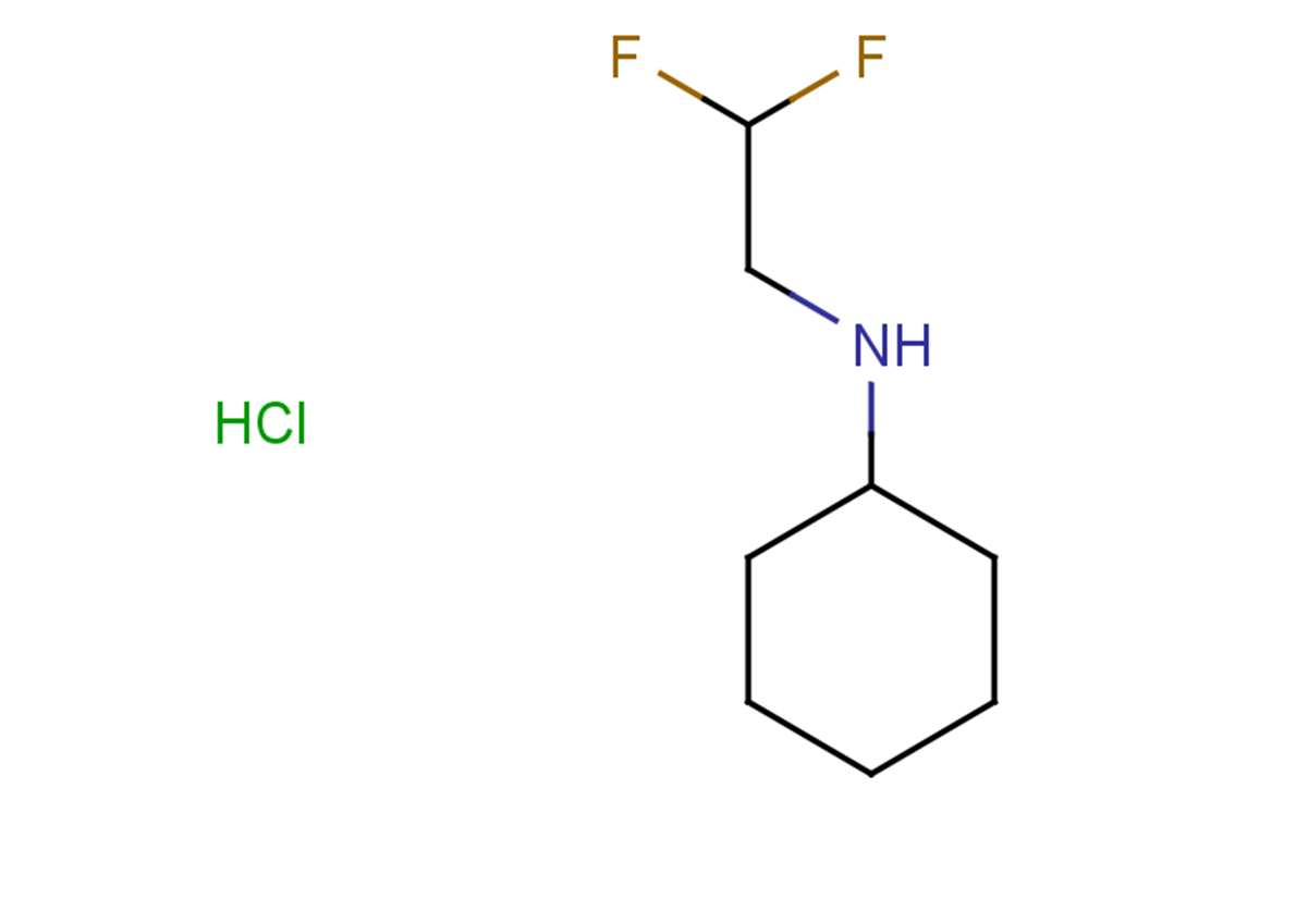 N-(2,2-difluoroethyl)cyclohexanamine hydrochloride