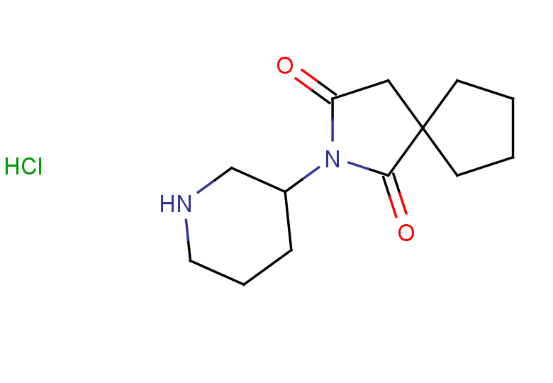 2-(piperidin-3-yl)-2-azaspiro[4.4]nonane-1,3-dione hydrochloride