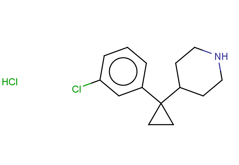 4-[1-(3-chlorophenyl)cyclopropyl]piperidine hydrochloride
