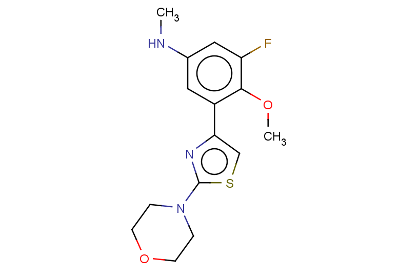 3-fluoro-4-methoxy-N-methyl-5-[2-(morpholin-4-yl)-1,3-thiazol-4-yl]aniline