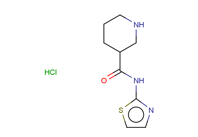 N-(1,3-thiazol-2-yl)piperidine-3-carboxamide hydrochloride