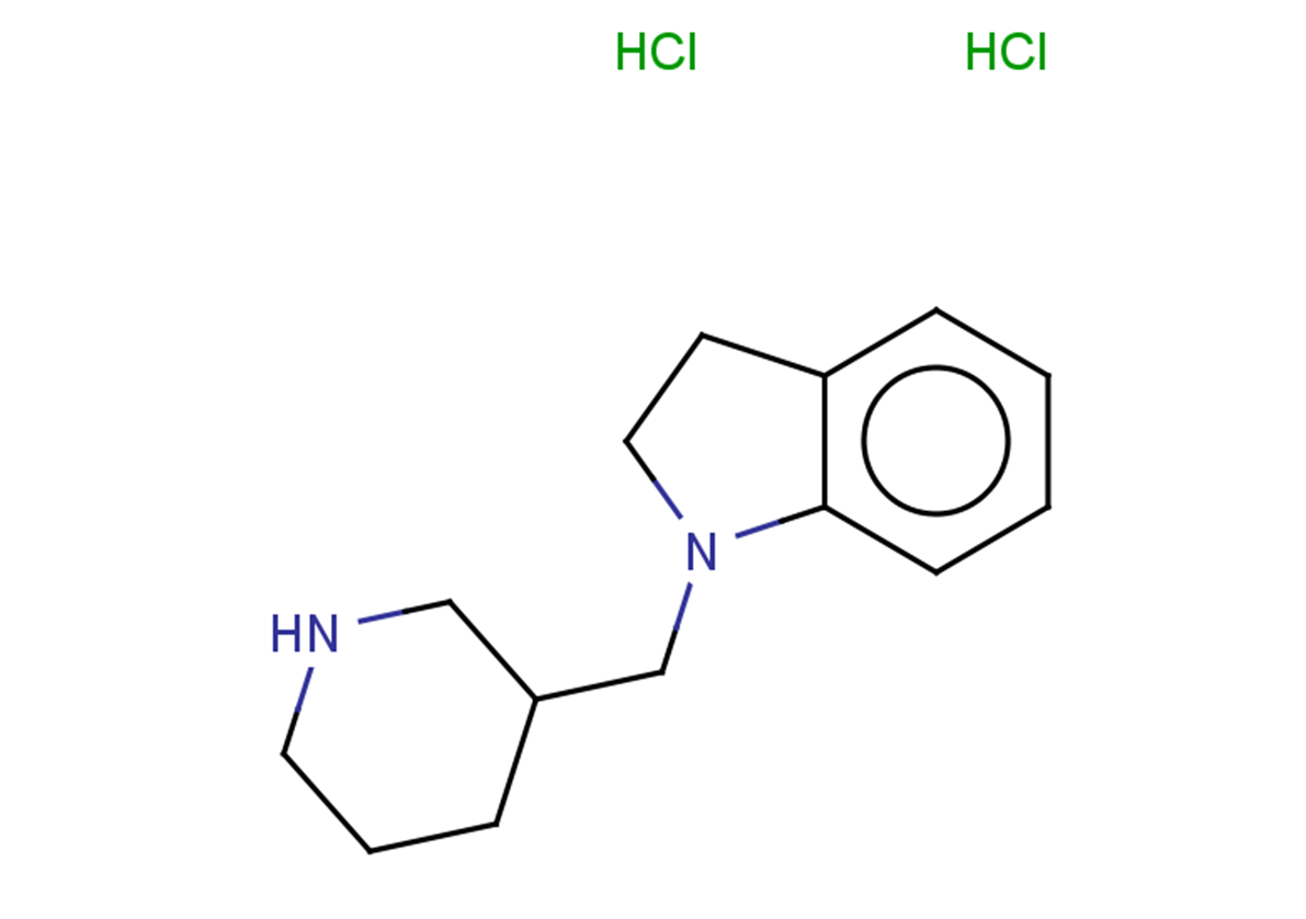 1-[(piperidin-3-yl)methyl]-2,3-dihydro-1H-indole dihydrochloride