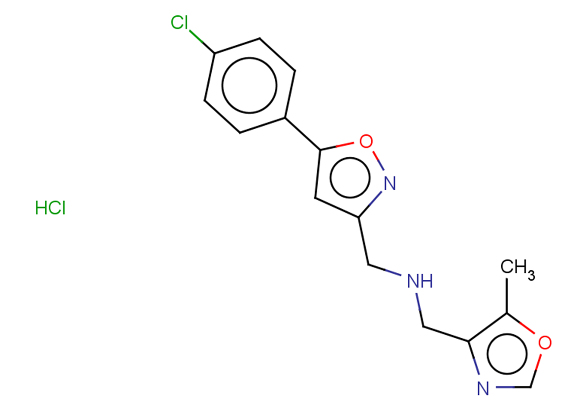 {[5-(4-chlorophenyl)-1,2-oxazol-3-yl]methyl}[(5-methyl-1,3-oxazol-4-yl)methyl]amine hydrochloride