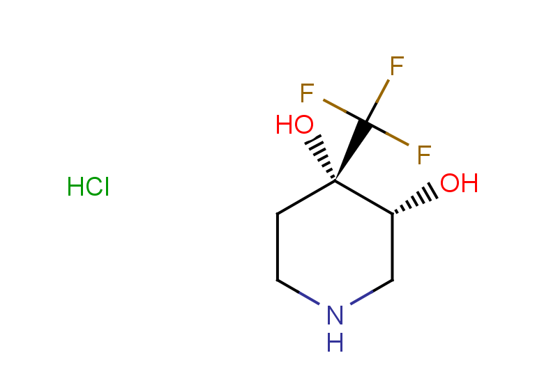 rac-(3R,4S)-4-(trifluoromethyl)piperidine-3,4-diol hydrochloride