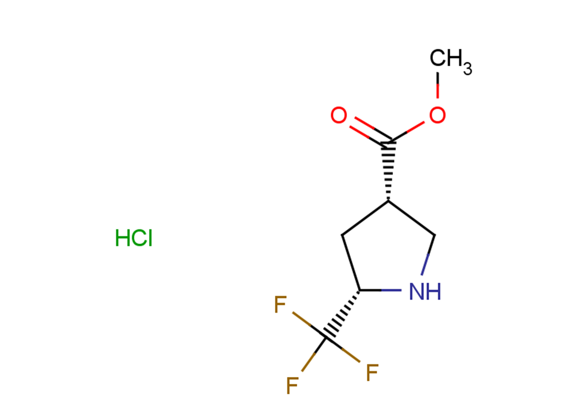 rac-methyl (3R,5R)-5-(trifluoromethyl)pyrrolidine-3-carboxylate hydrochloride, cis