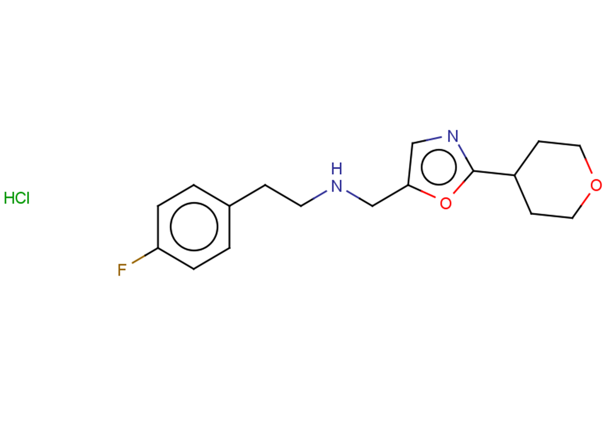[2-(4-fluorophenyl)ethyl]({[2-(oxan-4-yl)-1,3-oxazol-5-yl]methyl})amine hydrochloride