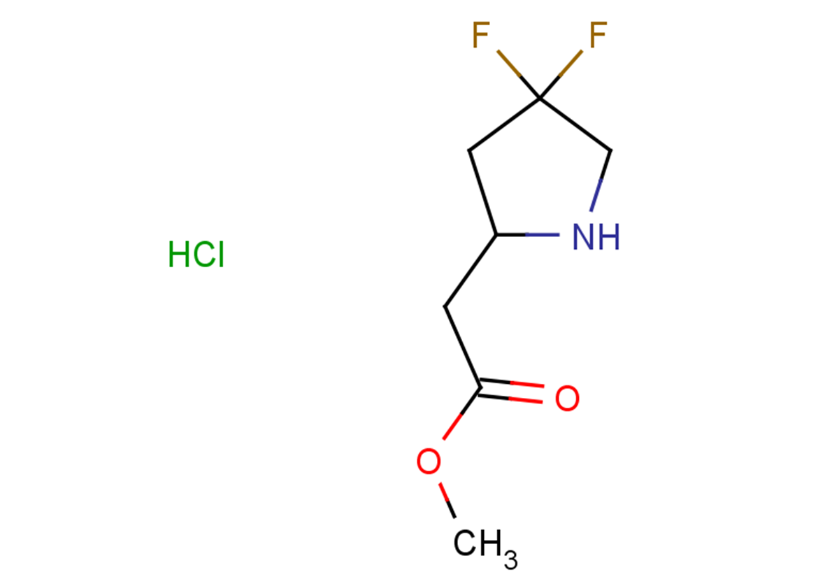 methyl 2-(4,4-difluoropyrrolidin-2-yl)acetate hydrochloride