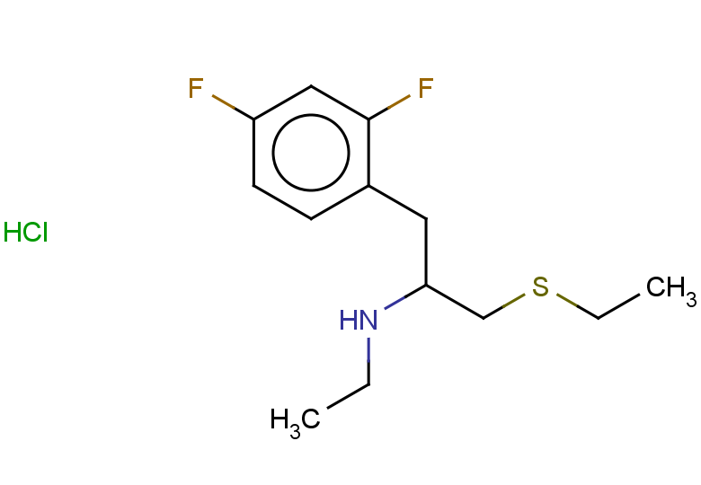 [1-(2,4-difluorophenyl)-3-(ethylsulfanyl)propan-2-yl](ethyl)amine hydrochloride