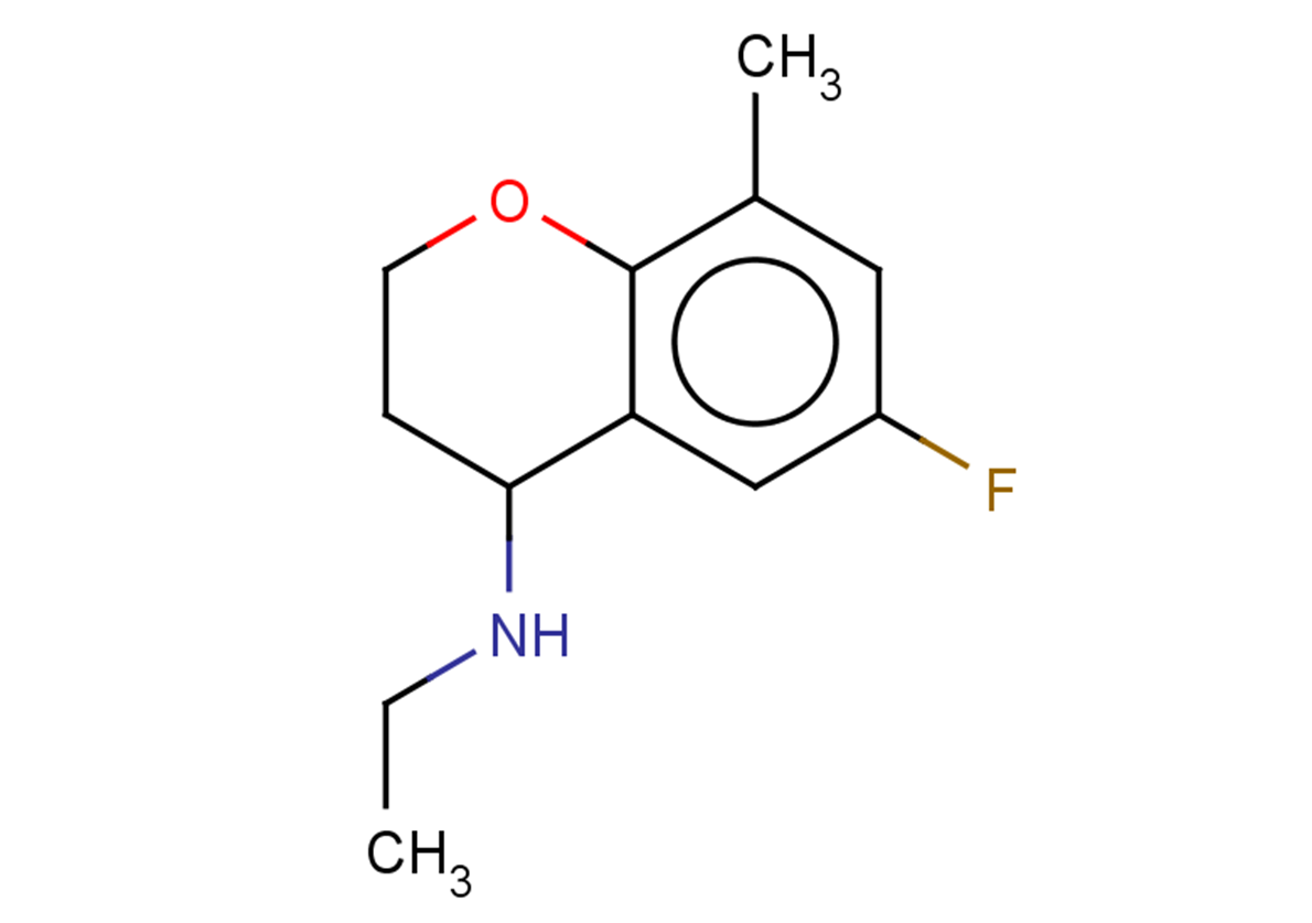 N-ethyl-6-fluoro-8-methyl-3,4-dihydro-2H-1-benzopyran-4-amine