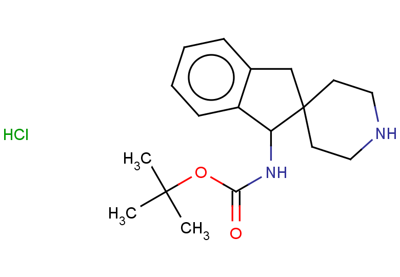 tert-butyl N-{1,3-dihydrospiro[indene-2,4'-piperidin]-3-yl}carbamate hydrochloride
