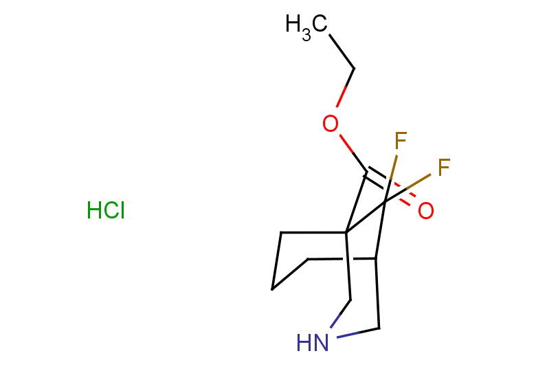 ethyl 9,9-difluoro-3-azabicyclo[3.3.1]nonane-1-carboxylate hydrochloride
