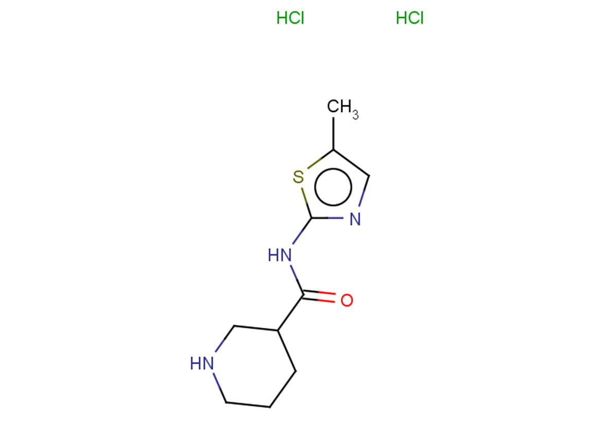 N-(5-methyl-1,3-thiazol-2-yl)piperidine-3-carboxamide dihydrochloride