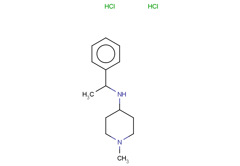 1-methyl-N-(1-phenylethyl)piperidin-4-amine dihydrochloride