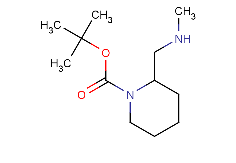tert-butyl 2-[(methylamino)methyl]piperidine-1-carboxylate