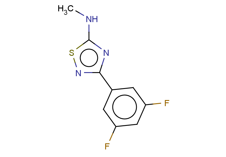 3-(3,5-difluorophenyl)-N-methyl-1,2,4-thiadiazol-5-amine