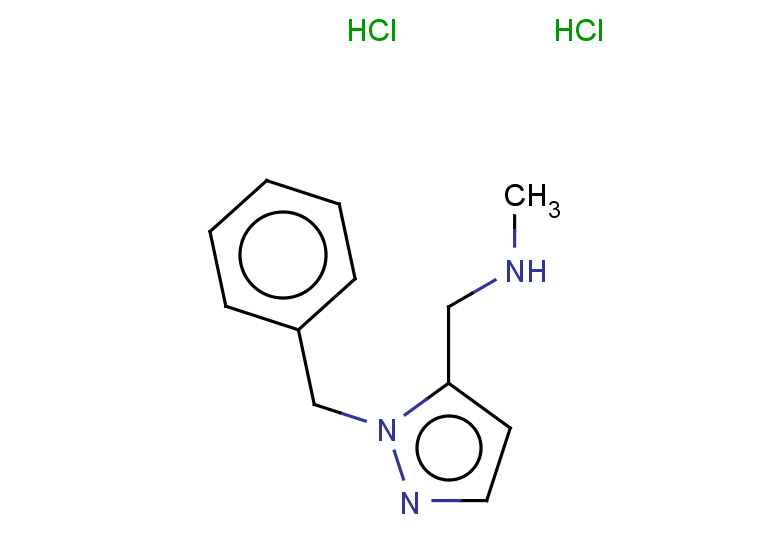 [(1-benzyl-1H-pyrazol-5-yl)methyl](methyl)amine dihydrochloride