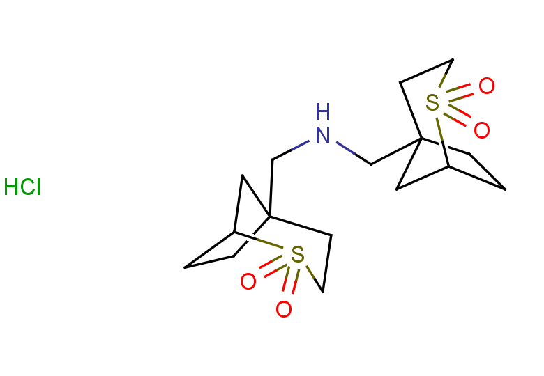 5-{[({2,2-dioxo-2lambda6-thiabicyclo[3.2.1]octan-5-yl}methyl)amino]methyl}-2lambda6-thiabicyclo[3.2.1]octane-2,2-dione hydrochloride