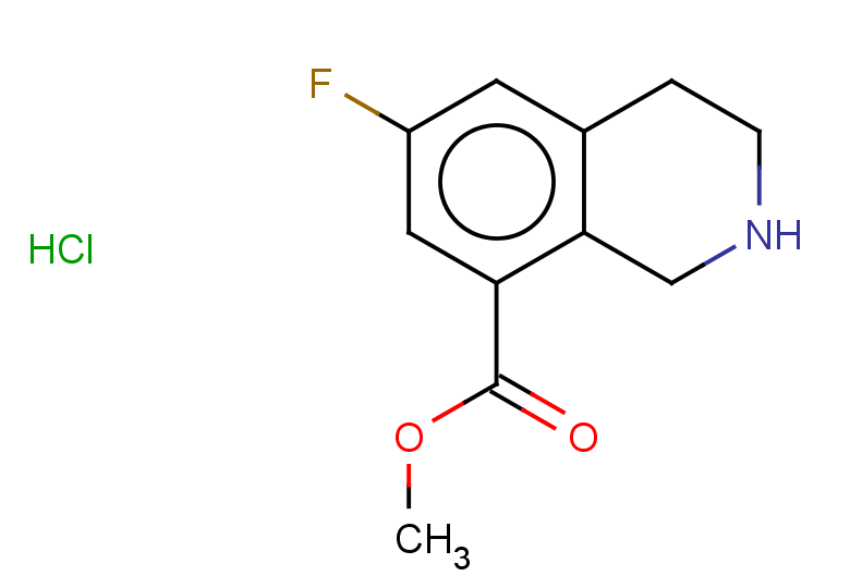 methyl 6-fluoro-1,2,3,4-tetrahydroisoquinoline-8-carboxylate hydrochloride