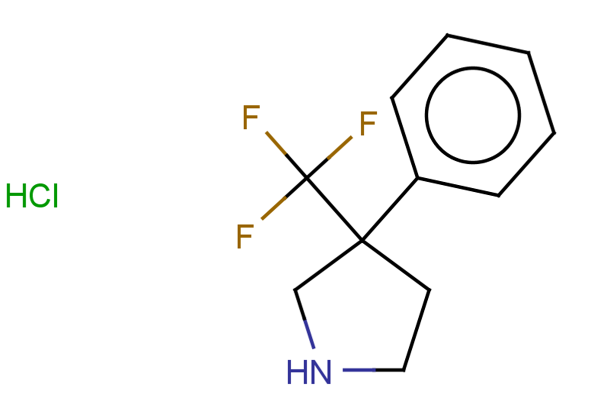 3-phenyl-3-(trifluoromethyl)pyrrolidine hydrochloride
