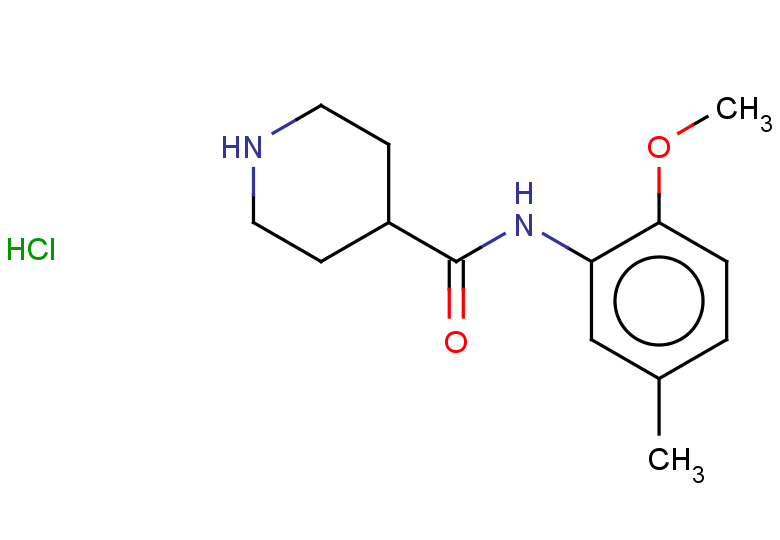 N-(2-methoxy-5-methylphenyl)piperidine-4-carboxamide hydrochloride