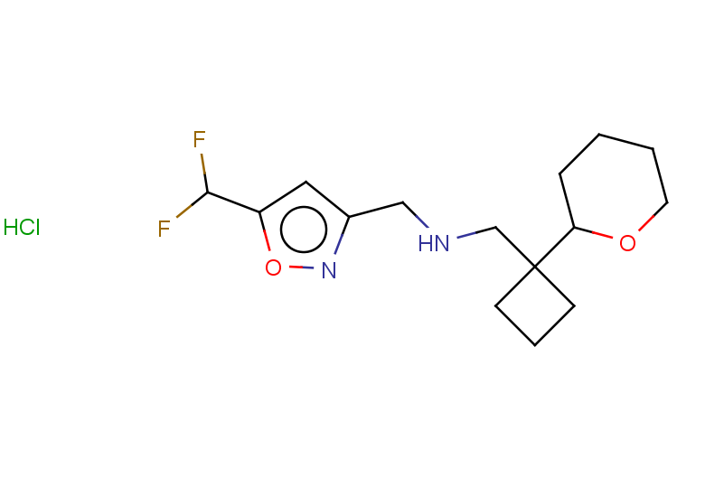 {[5-(difluoromethyl)-1,2-oxazol-3-yl]methyl}({[1-(oxan-2-yl)cyclobutyl]methyl})amine hydrochloride