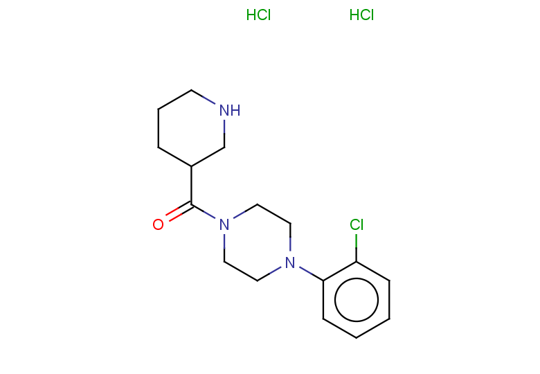 1-(2-chlorophenyl)-4-(piperidine-3-carbonyl)piperazine dihydrochloride
